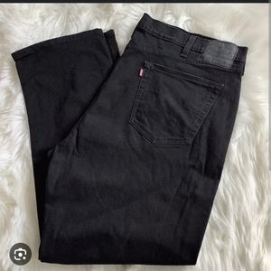 Levis black ripped jeans relaxed fit size 30x30